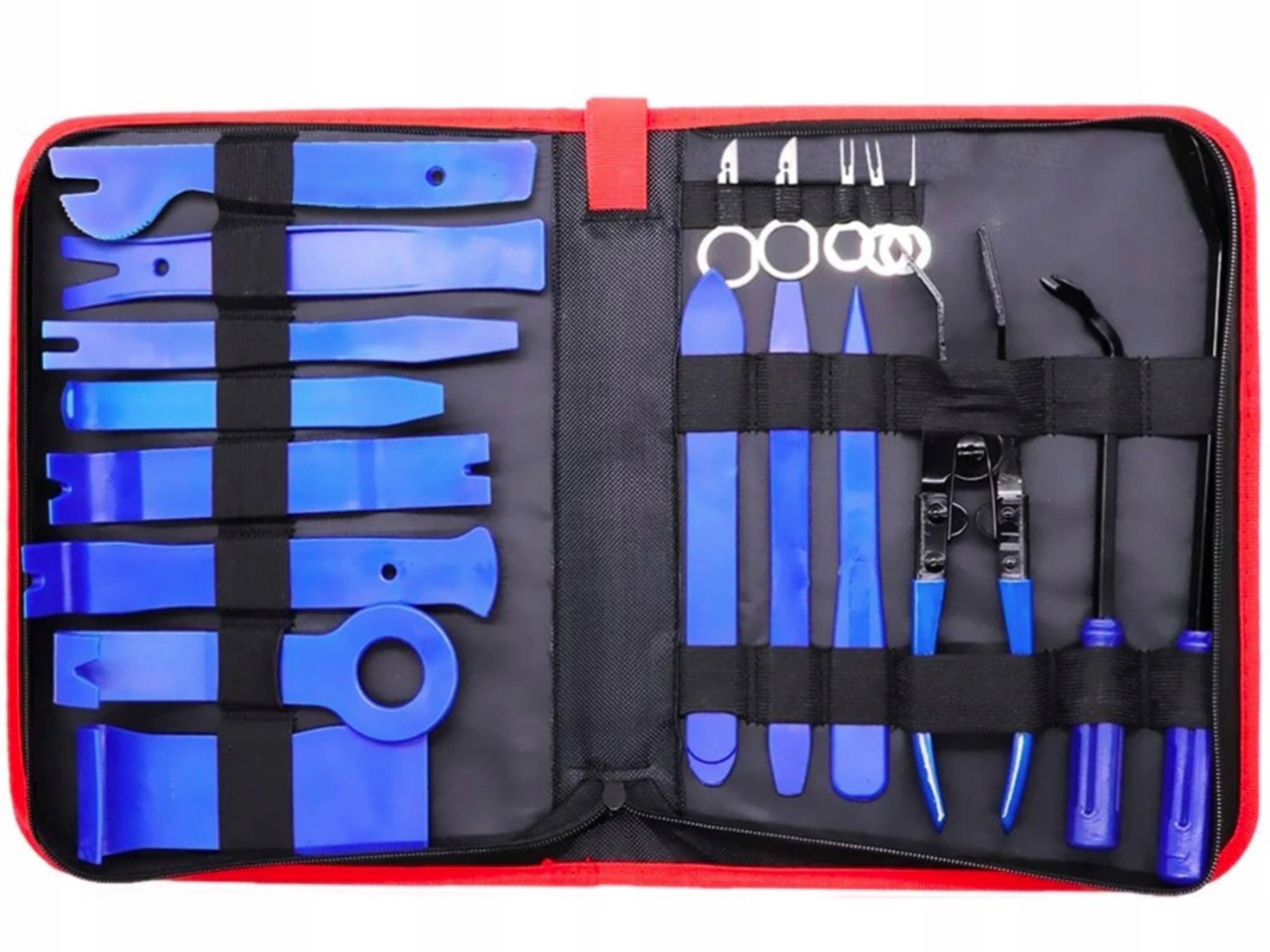 ŚCIĄGACZE DŹWIGNIE DO TAPICERKI ZESTAW DO DEMONTAŻU SPINEK RADIA PLASTIKÓW