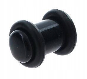 

Plug akrylowy z oringiem czarny 6 mm