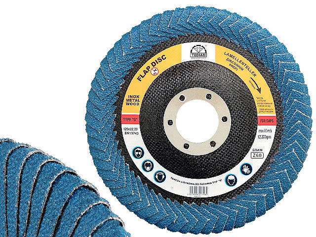 TARCZA TARCZE ŚCIERNICA DO SZLIFOWANIA PACHWIN SPOIN SPAWÓW TEDIAM 125 P60