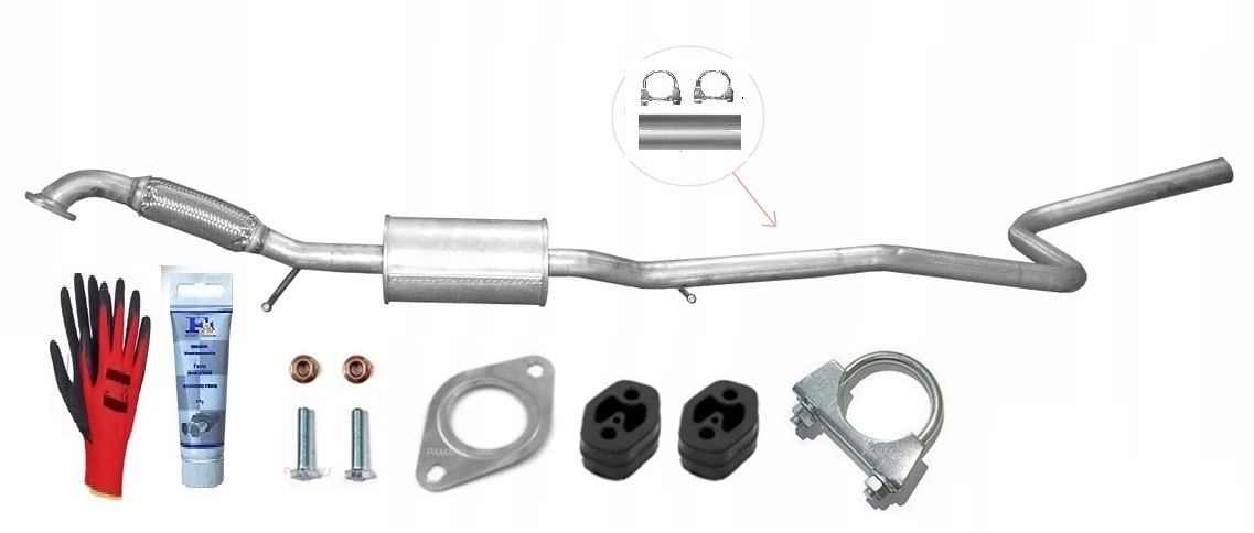Ford Fiesta 1.6 (2001-2008) Tlumič bonus
