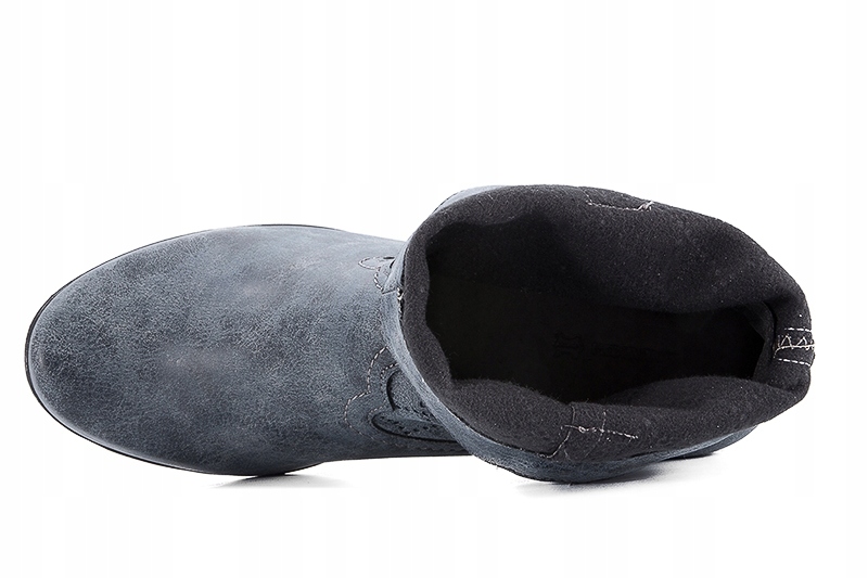 KORNECKI 4919 BOTKI DZIEWCZĘCE KOZACZKI WIOSENNE granatowe Marka Kornecki