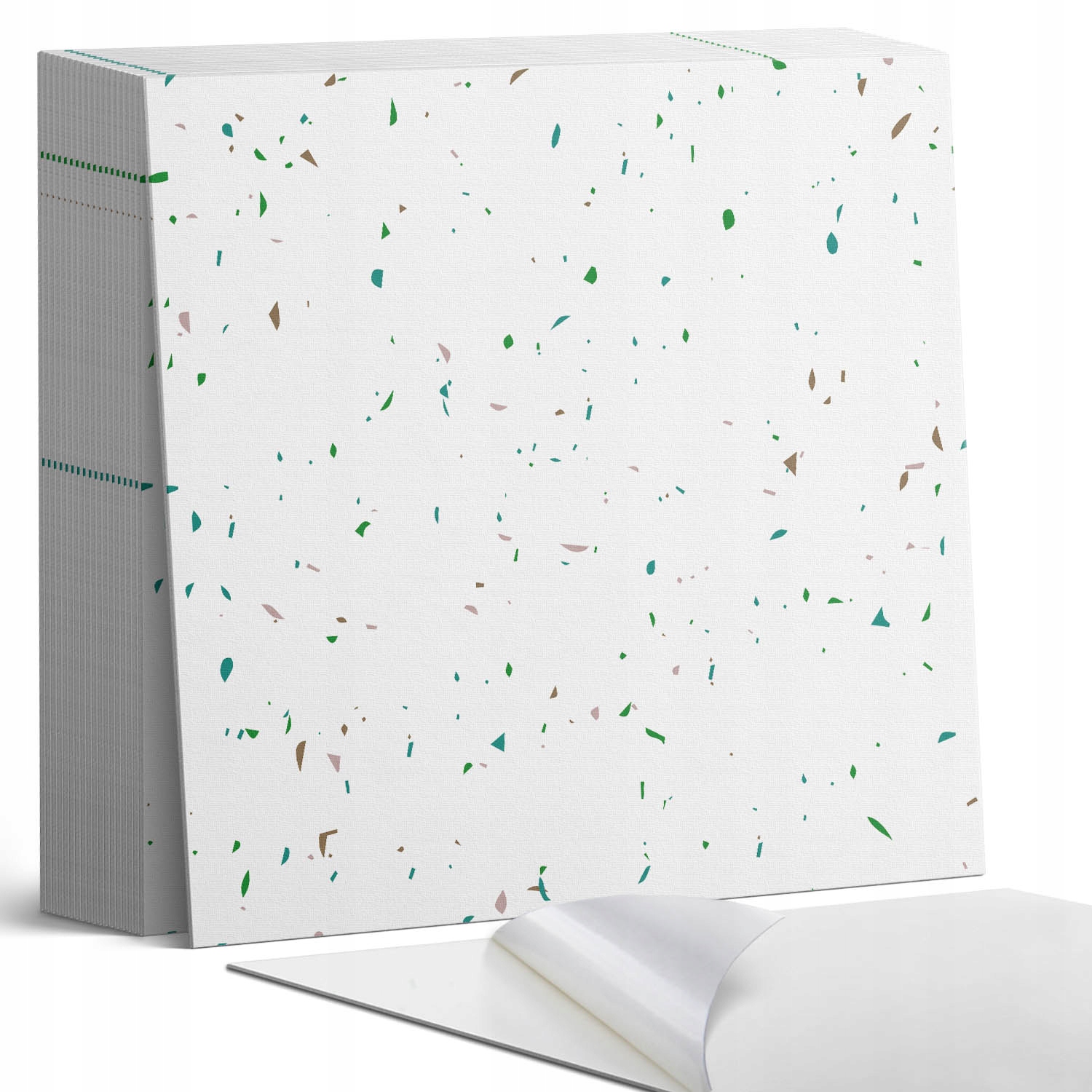 Sada Pvc dlaždic s flekovým designem v abstraktní podobě 20 x 20 x 20 cm