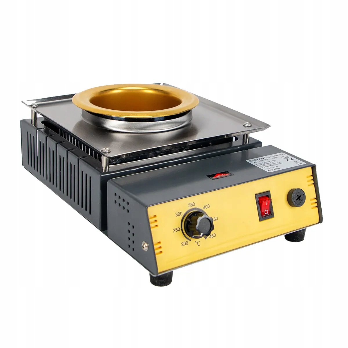Tygiel lutowniczy Zd 8911B z wanną 80mm 1350g 300W 480°C topienie cyny stal