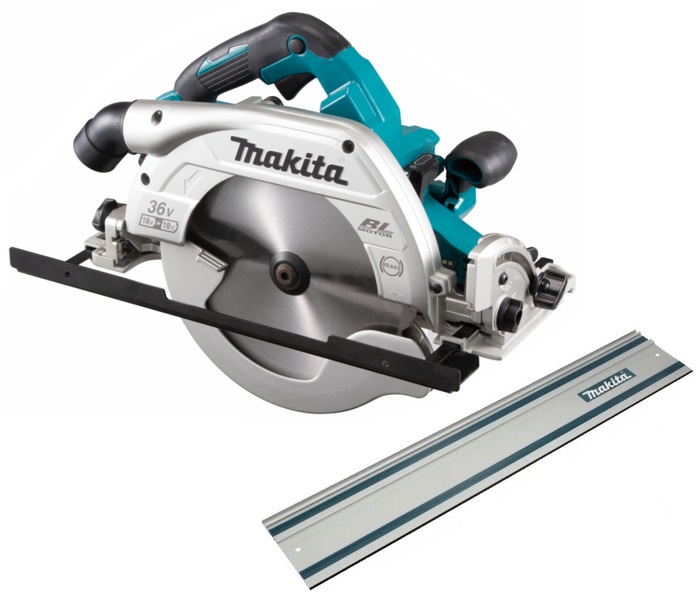 Pilarka tarczowa Makita DHS9000ZU tarcza 235mm zasilanie 2x18V szyna 1,5m