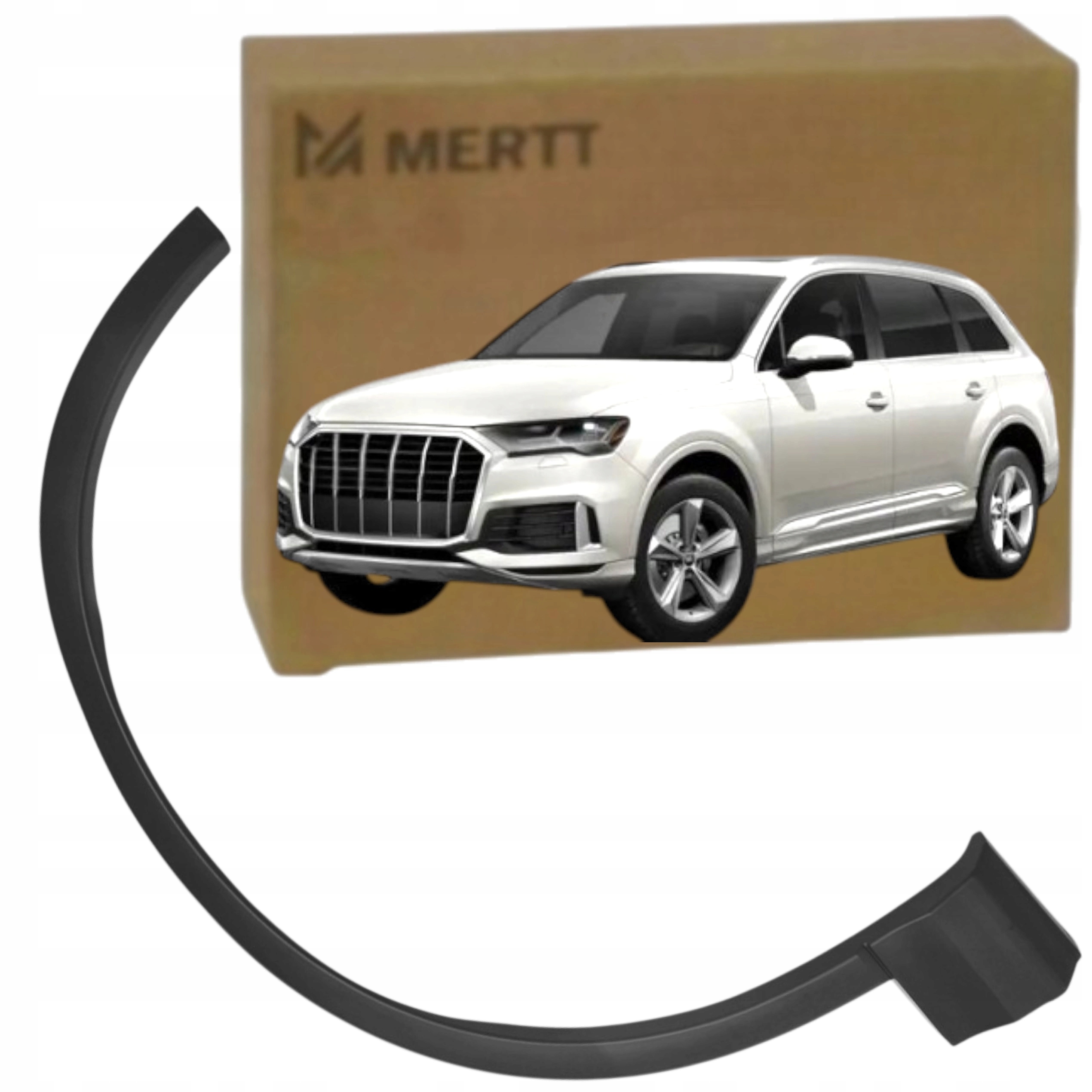 Audi Q7 4M II S-Line 2019-2022 Lift Lišta Pravá lem blatníka přední