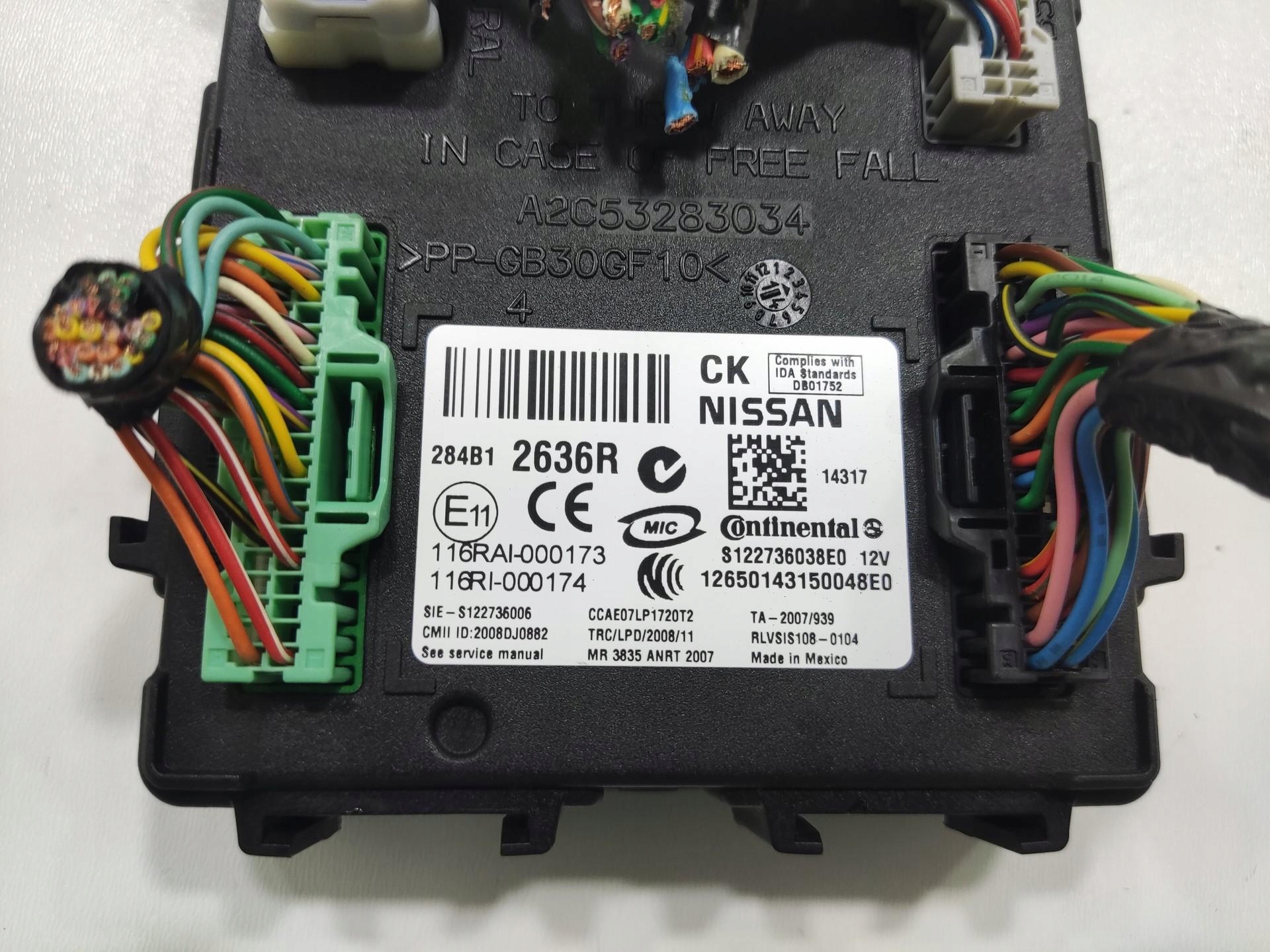 modulo Centralina BSI RENAULT KOLEOS e LIFT 2011-2016 284B12636R