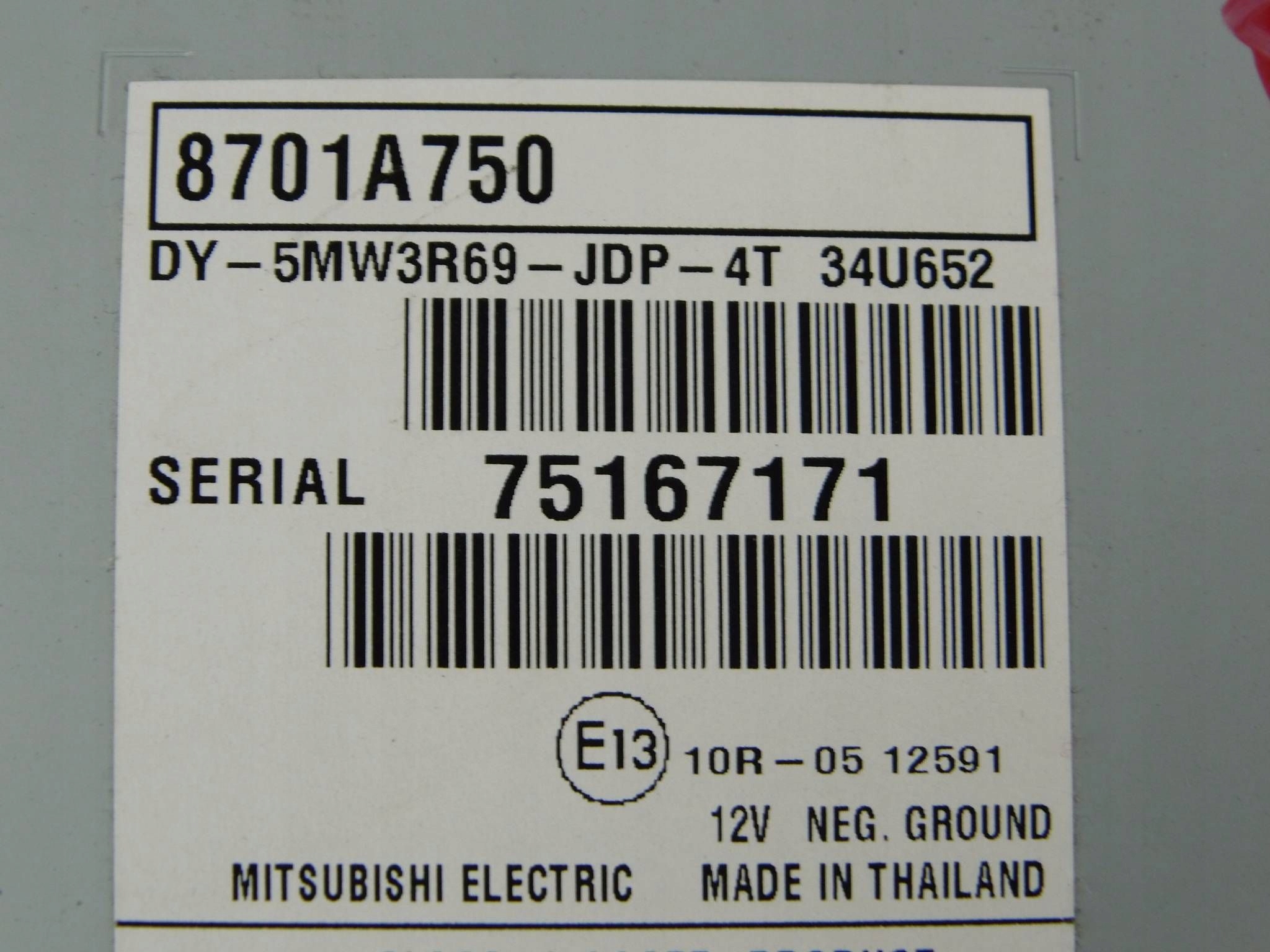 Mitsubishi ASX radio ekran display 8701A750