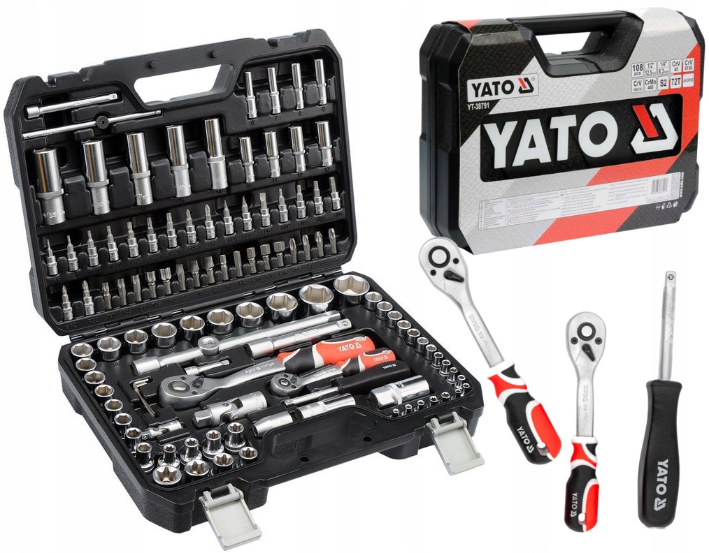 

Zestaw Narzędziowy Klucze Yato XXL 108EL YT-3879 1