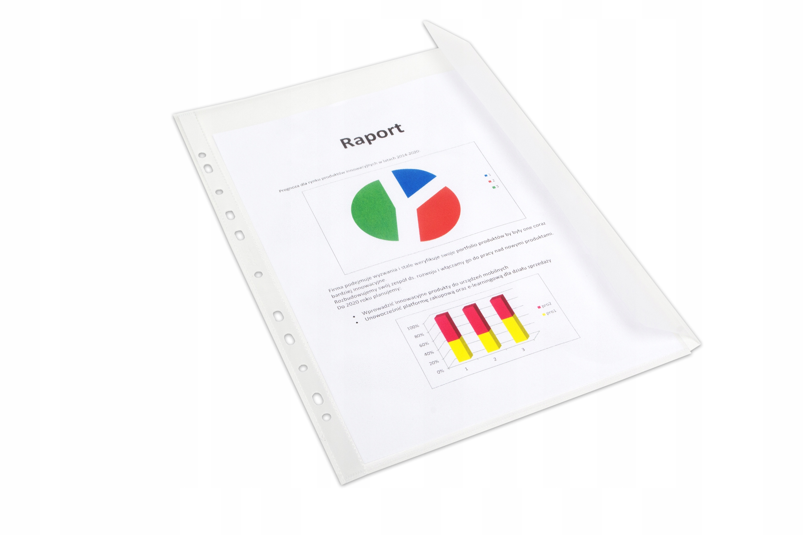 

Koszulki Bantex A4 maxi, z klapką, opakowanie 10sz