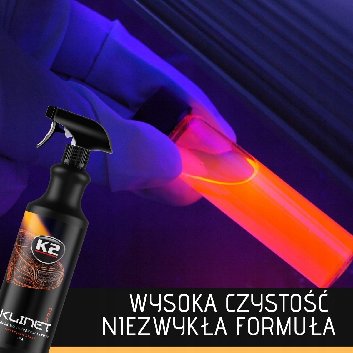 K2 KLINET PRO 1L IPA ODTŁUSZCZACZ ŚRODEK SPRAY ZMYWACZ DO INSPEKCJI LAKIERU Producent K2
