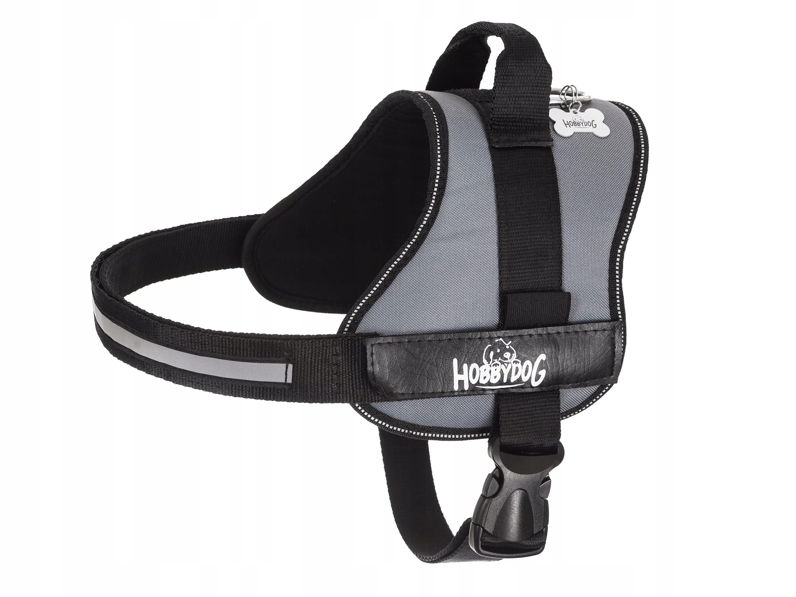 Levně Postroj bezdušový pro psa, reflexní XXXL 83-109 cm