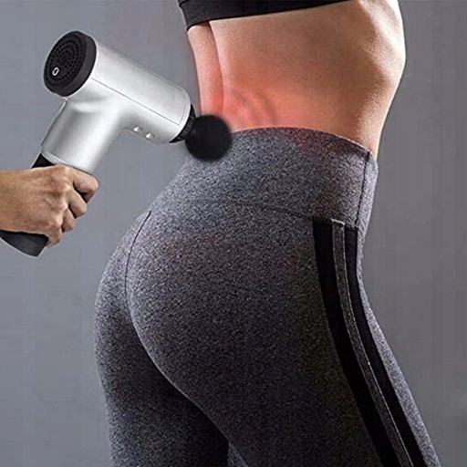 PISTOLET DO MASAŻU MASAŻER WIBRACYJNY MASSAGE GUN Pomiary prędkość