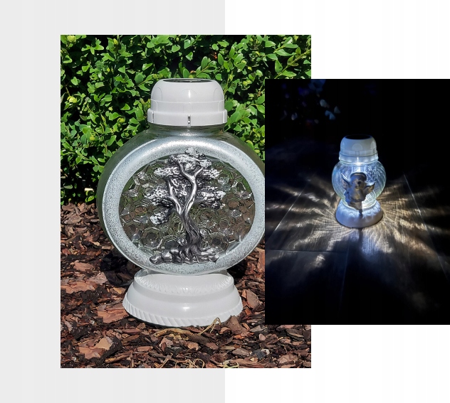 Znicz solarny S860 (21cm) Marka bez marki