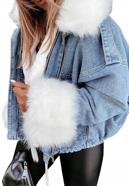 

Kurtka Jeansowa Z Futerkiem Katana Futerko Miś U