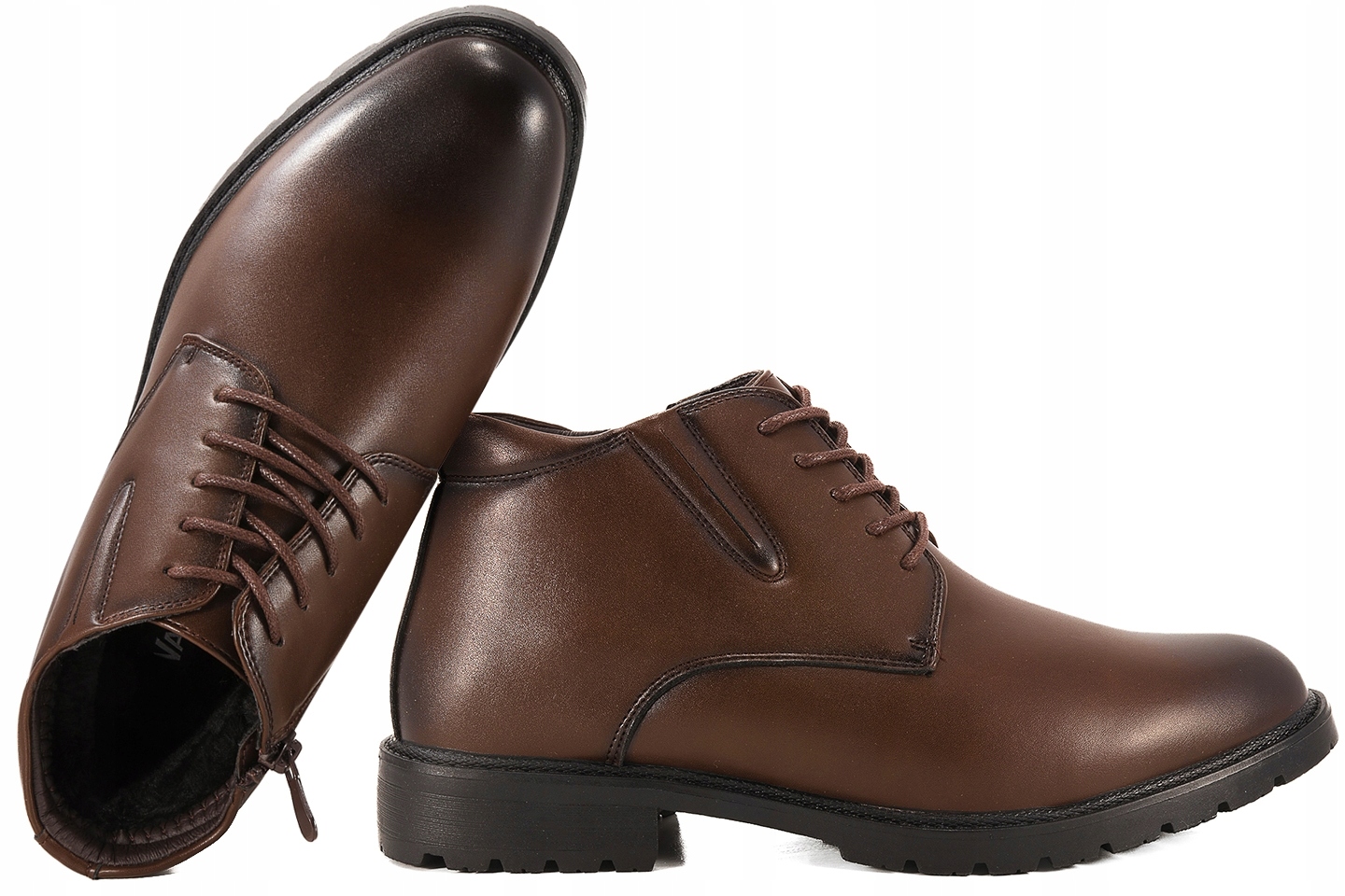 Vanhorn 25-04301BR Kotníkové Boty Pánské hnědé 41 Hnědá
