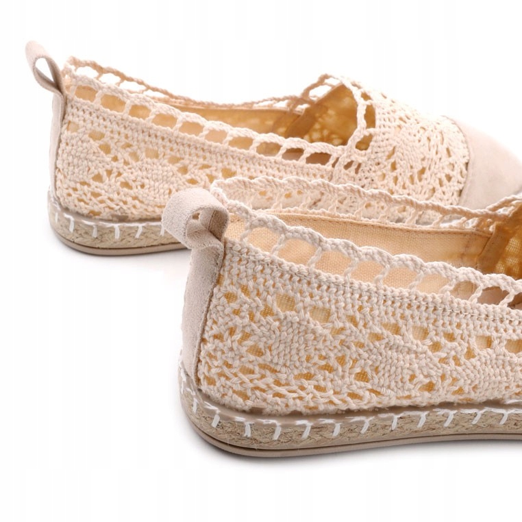 BUTY DAMSKIE ESPADRYLE KORONKOWE TENISÓWKI LEKKIE Płeć kobieta