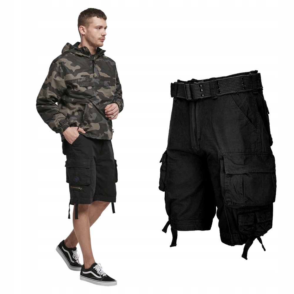 Kraťasy krátké kraťasy Brandit Savage Vintage černé S