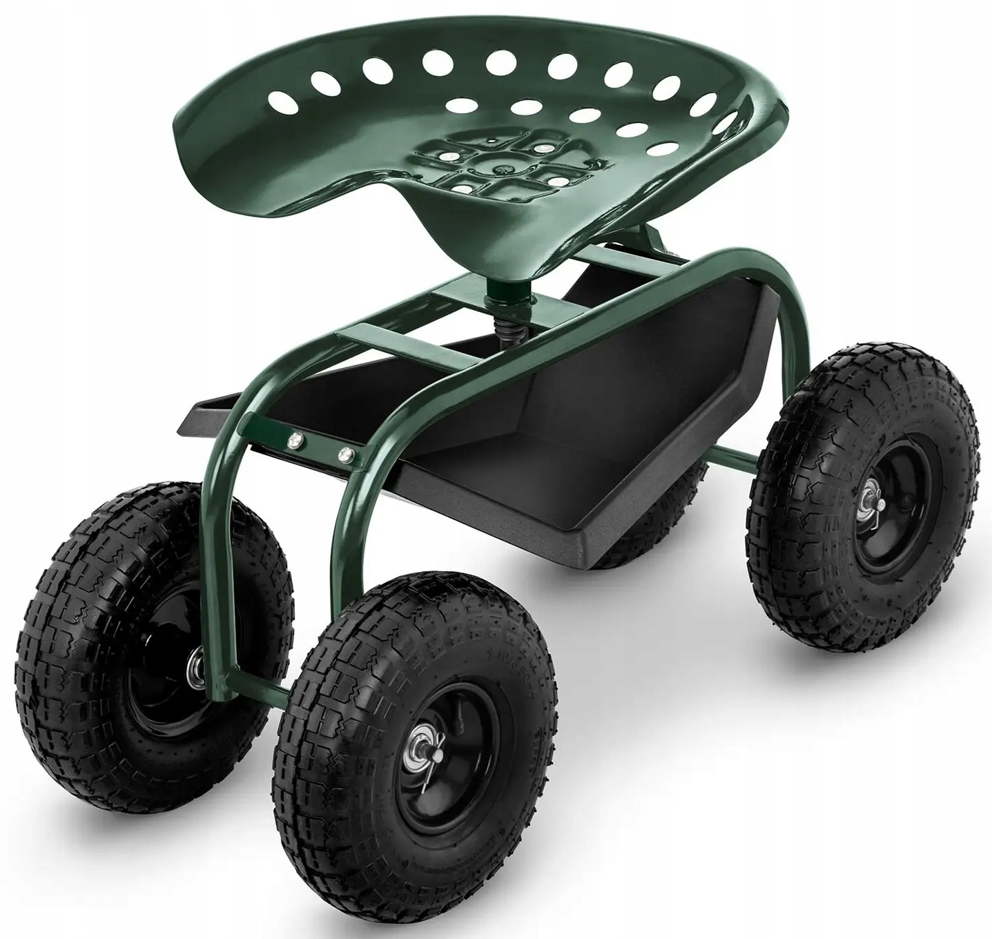 Zahradní sedátko na kolečkách 150 kg Hillvert HT-RUNDLE-10 10090178