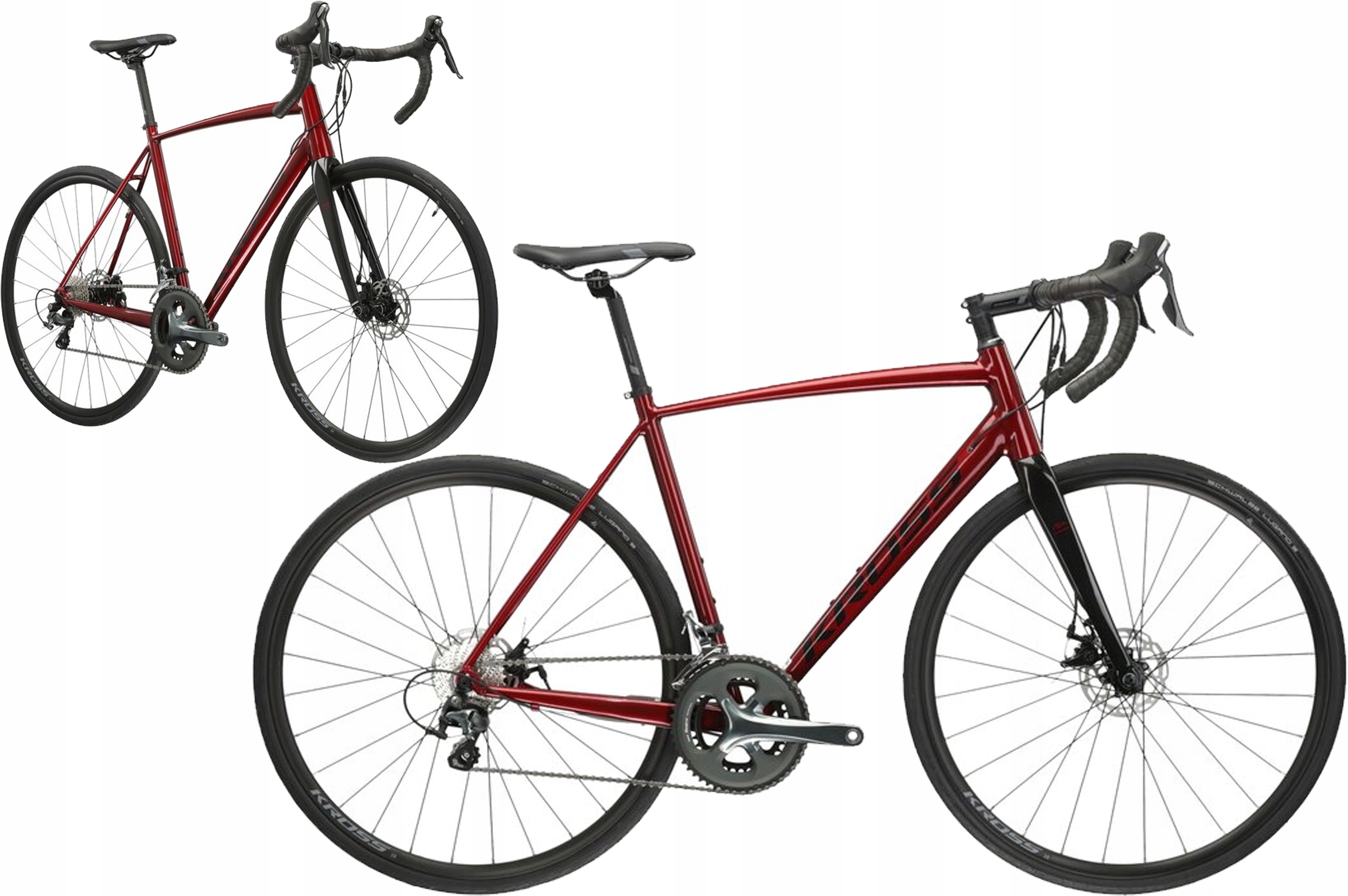 Rower 28 Kross Vento Dsc 4.0 L 22' rubinowy R23