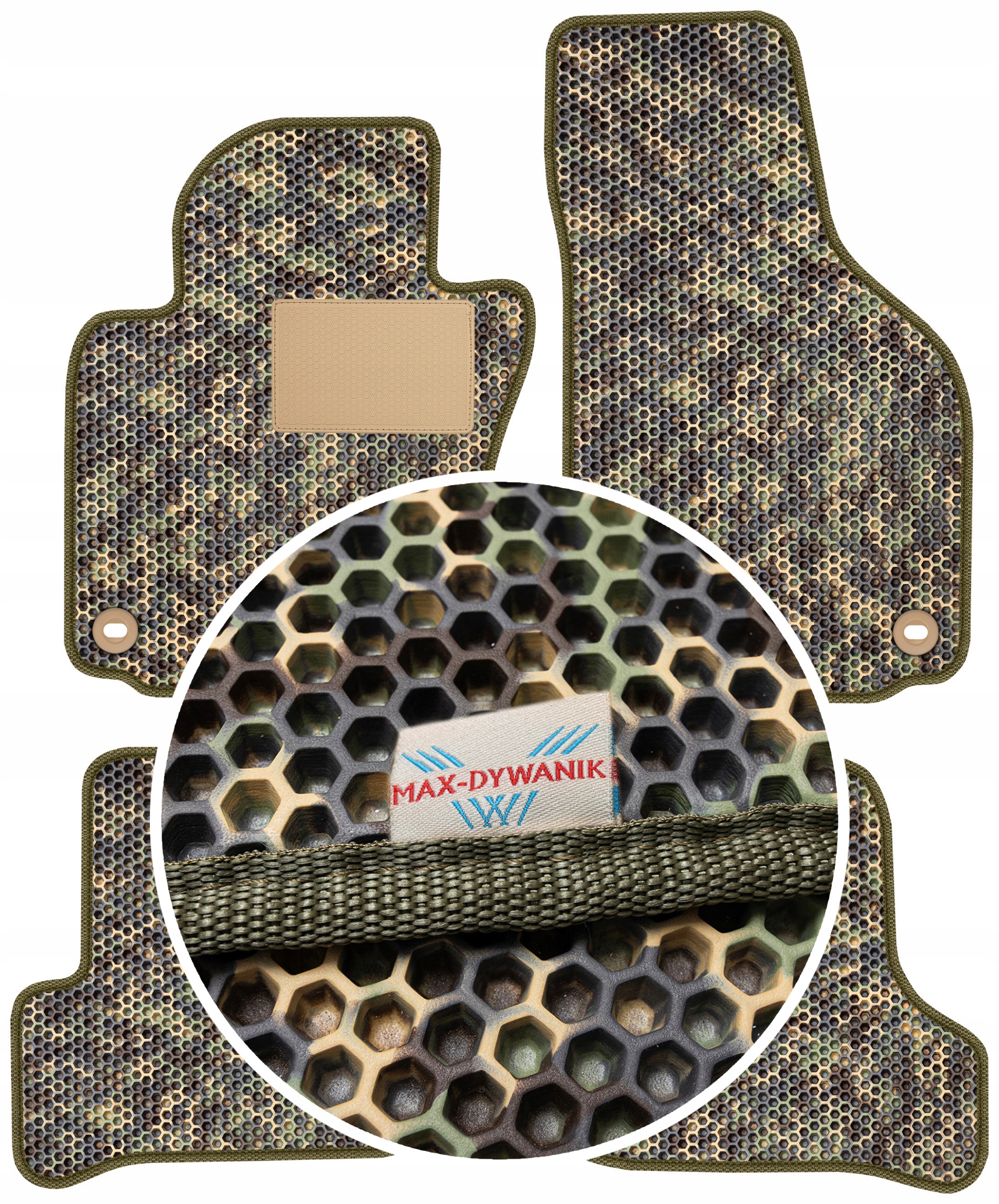 Vw Golf V 2003-2009 Gumové rohože do auta Eva Moro