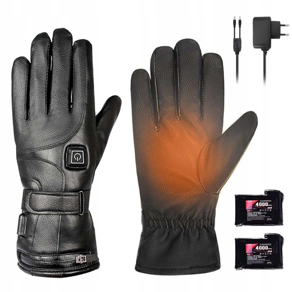 Vyhřívané Rukavice S Nastavitelnou Teplotou Pro Zimní Sporty 4000 Mah