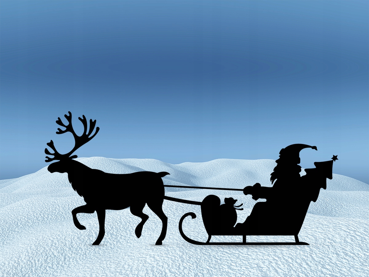 Sob S Saněmi Mikuláš kovový vnější