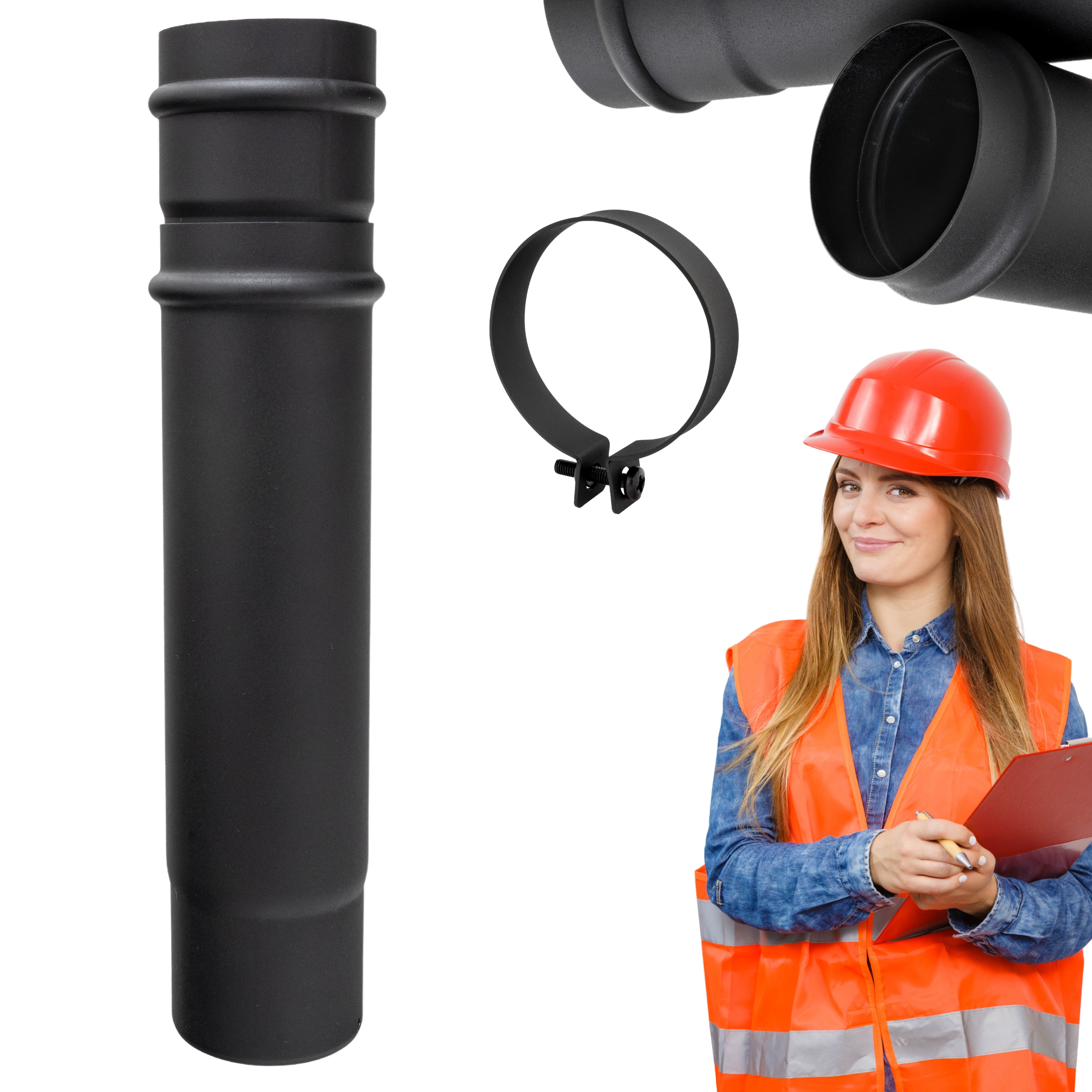 Teleskopická Rúrka Ø 80 mm 0,6 m pre pece na pelety Darco Spkp Komin Pelet