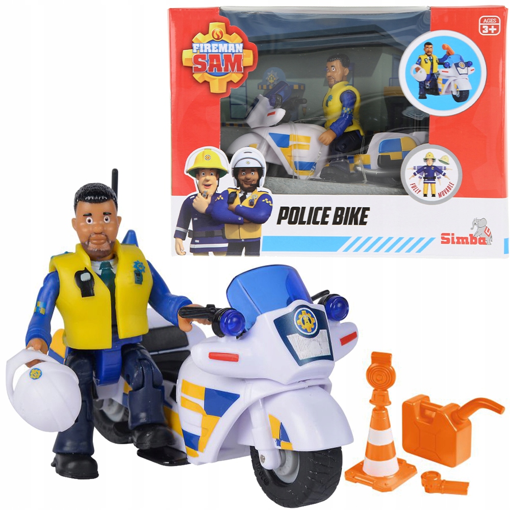 

Strażak Sam Policyjny Motor Figurka Malcolma Akc