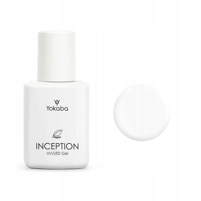 Żel Budujący Do Paznokci w Butelce Inception 04 Crystal White