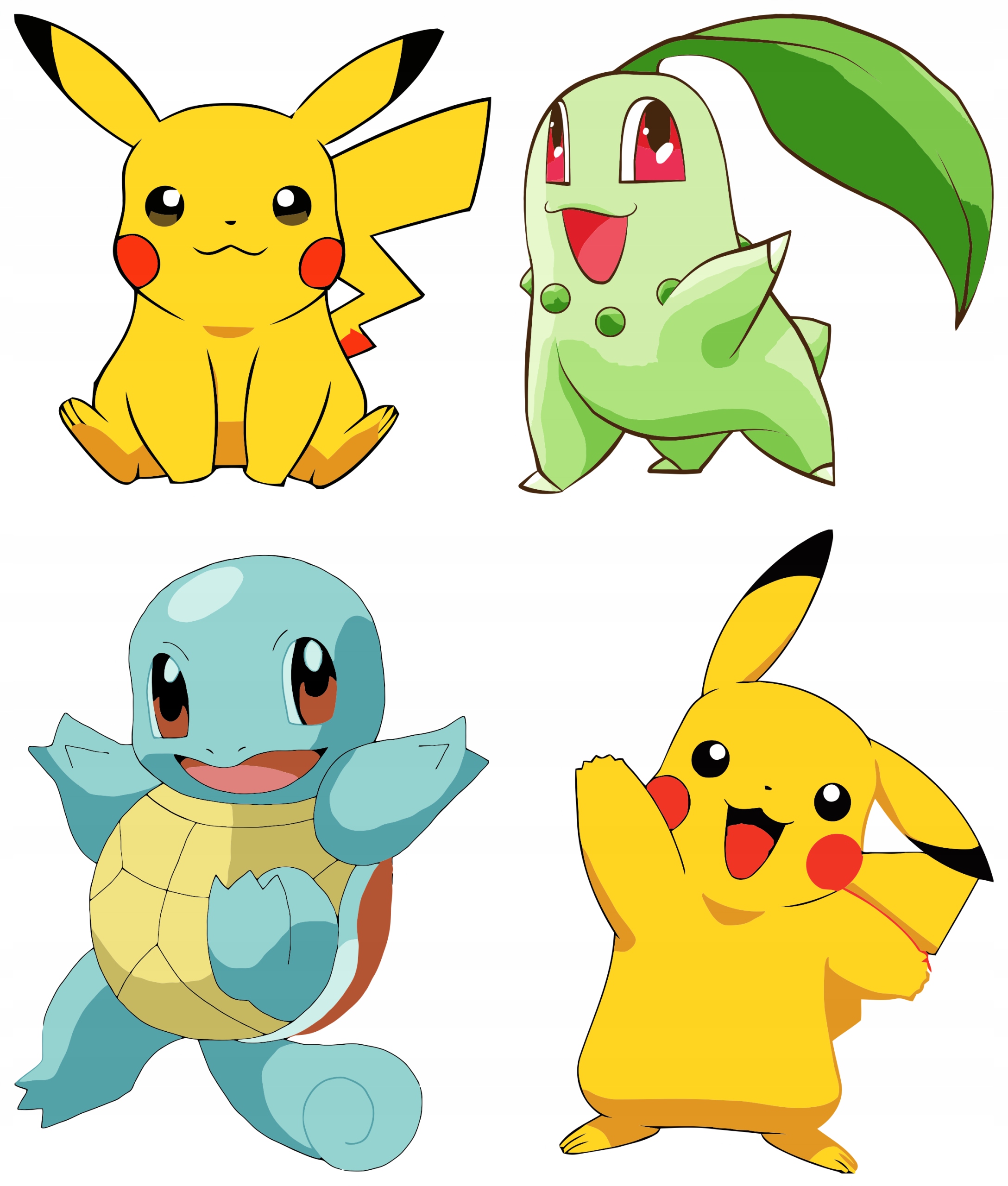 NAKLEJKI NA OKNO LUSTRO SZYBĘ POKEMONY