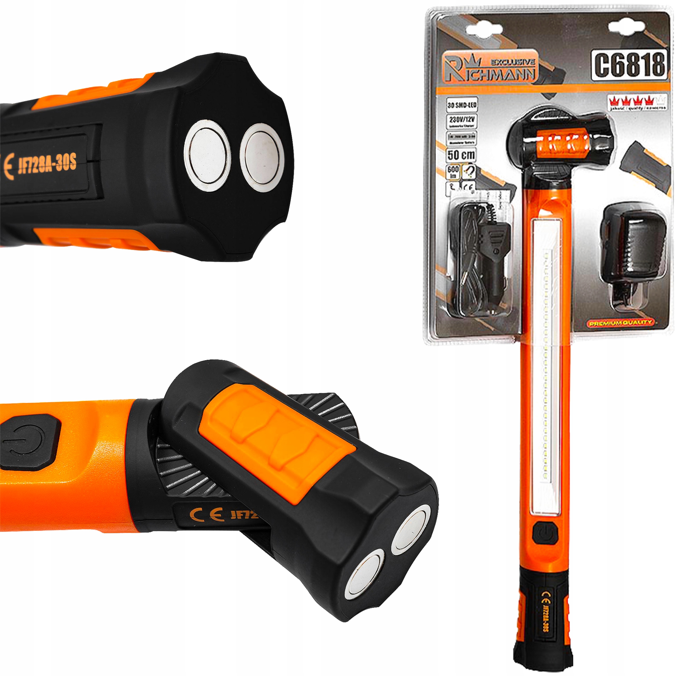 ВРАЩАЮЩАЯСЯ ЛАМПА AKU 30 SMD-LED