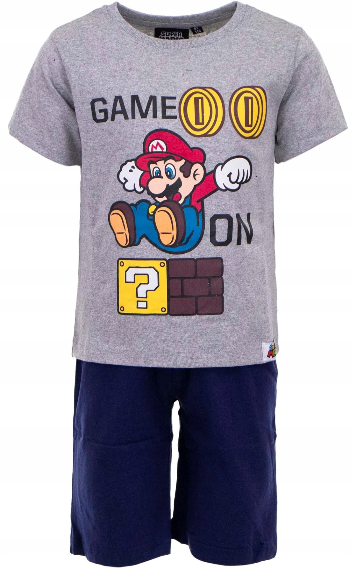 Piżama dziecięca SUPER MARIO 110 Krótki Rękaw 5+