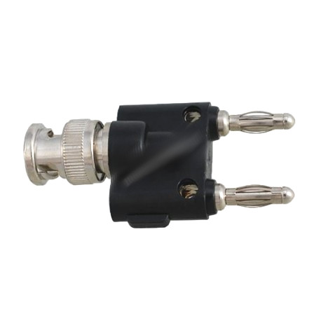 Wtyk Bnc na 2 x wtyk bananowy przejście adapter