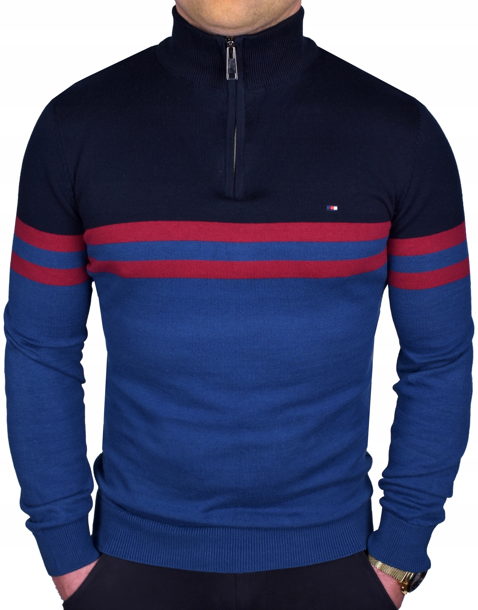

Golf Męski Sweter Ze Znaczkiem Jakość Kolory
