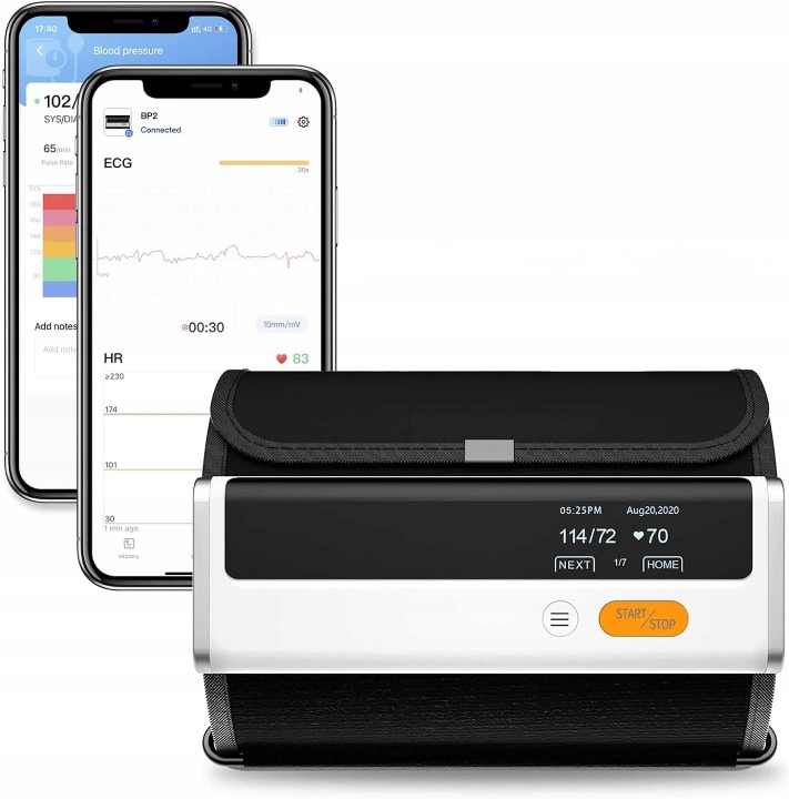 Ciśnieniomierz naramienny Viatom Wellue Armfit+ BP2 Ekg Bluetooth Aplikacja