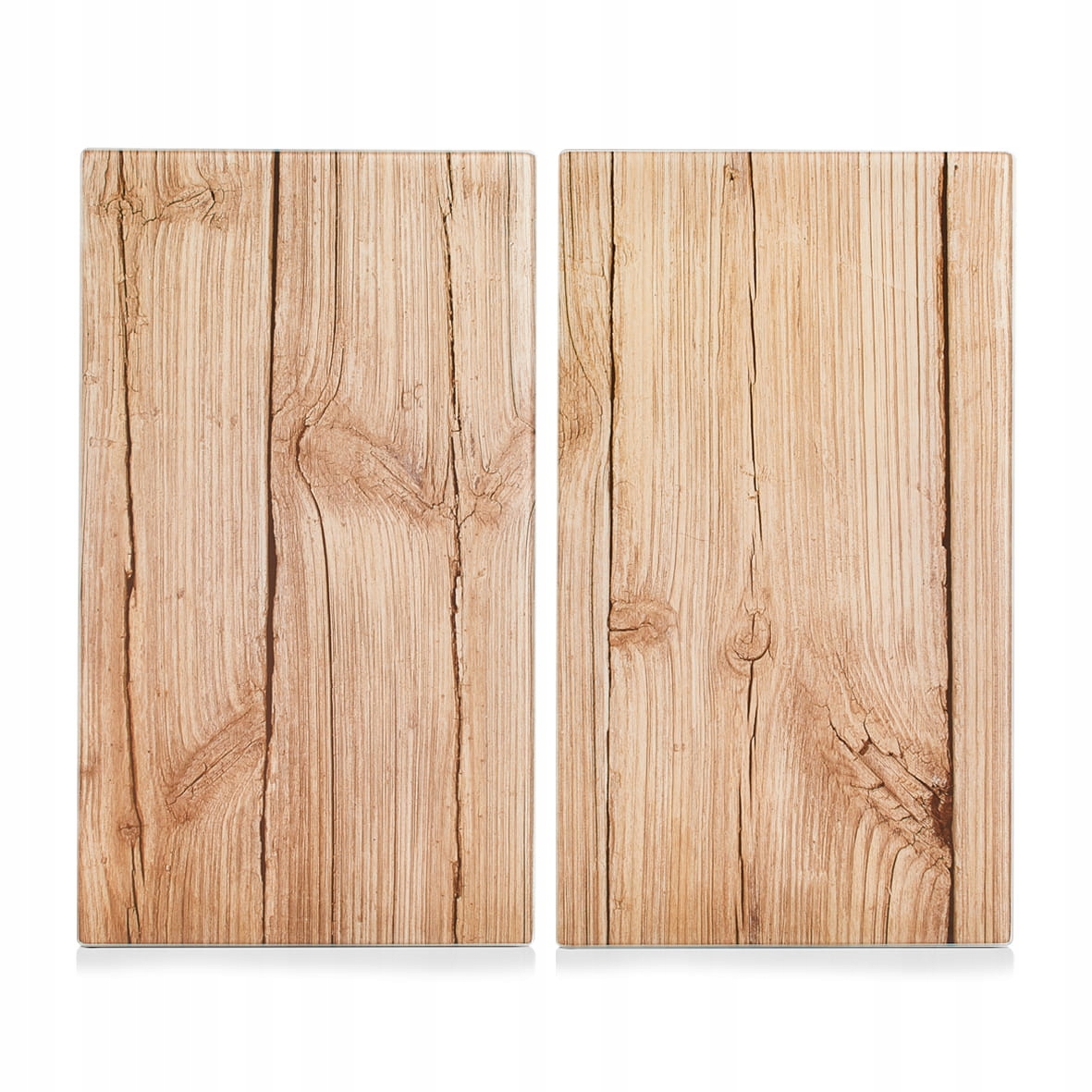 

Zestaw 2 szklanych płyt "Wood", 30x52x0.