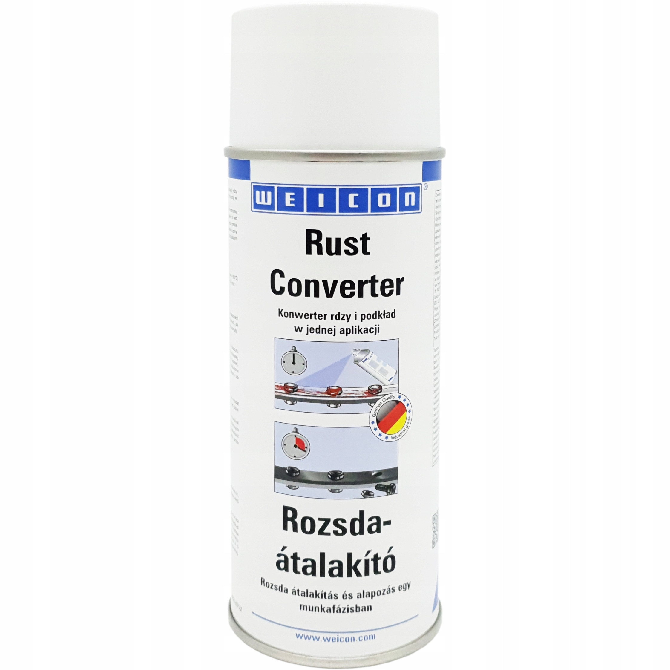 Konwerter rdzy i podkład do stali żeliwa Rust Converter Spray 400ml Weicon