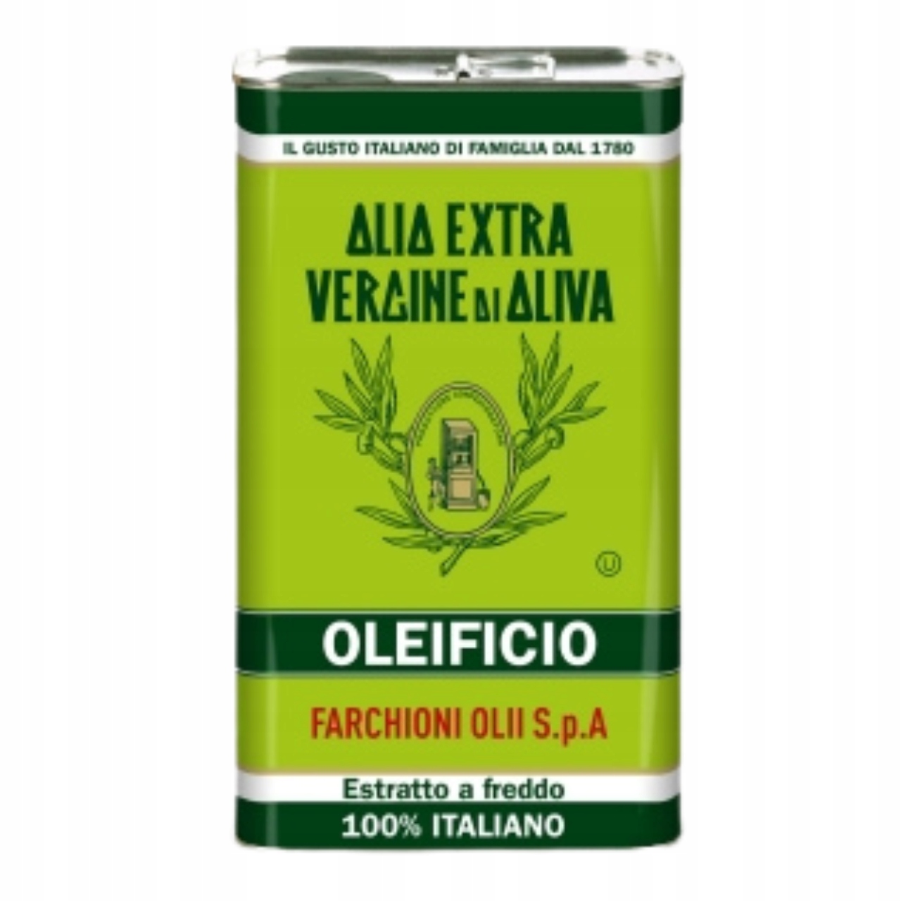 Farchioni Olivový olej Extra Vergine 100% Italiano Plechovka 1L