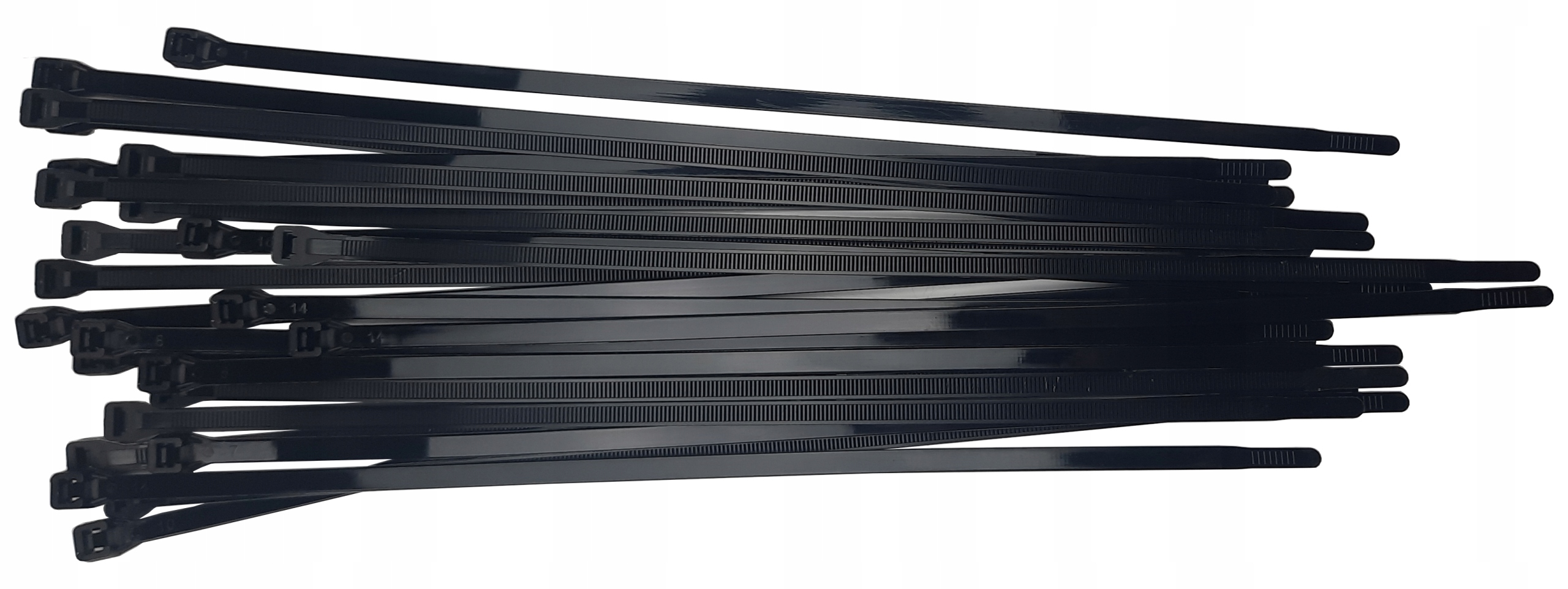 Opaska zaciskowa kablowa 4,8x300 mm czarna 100 szt