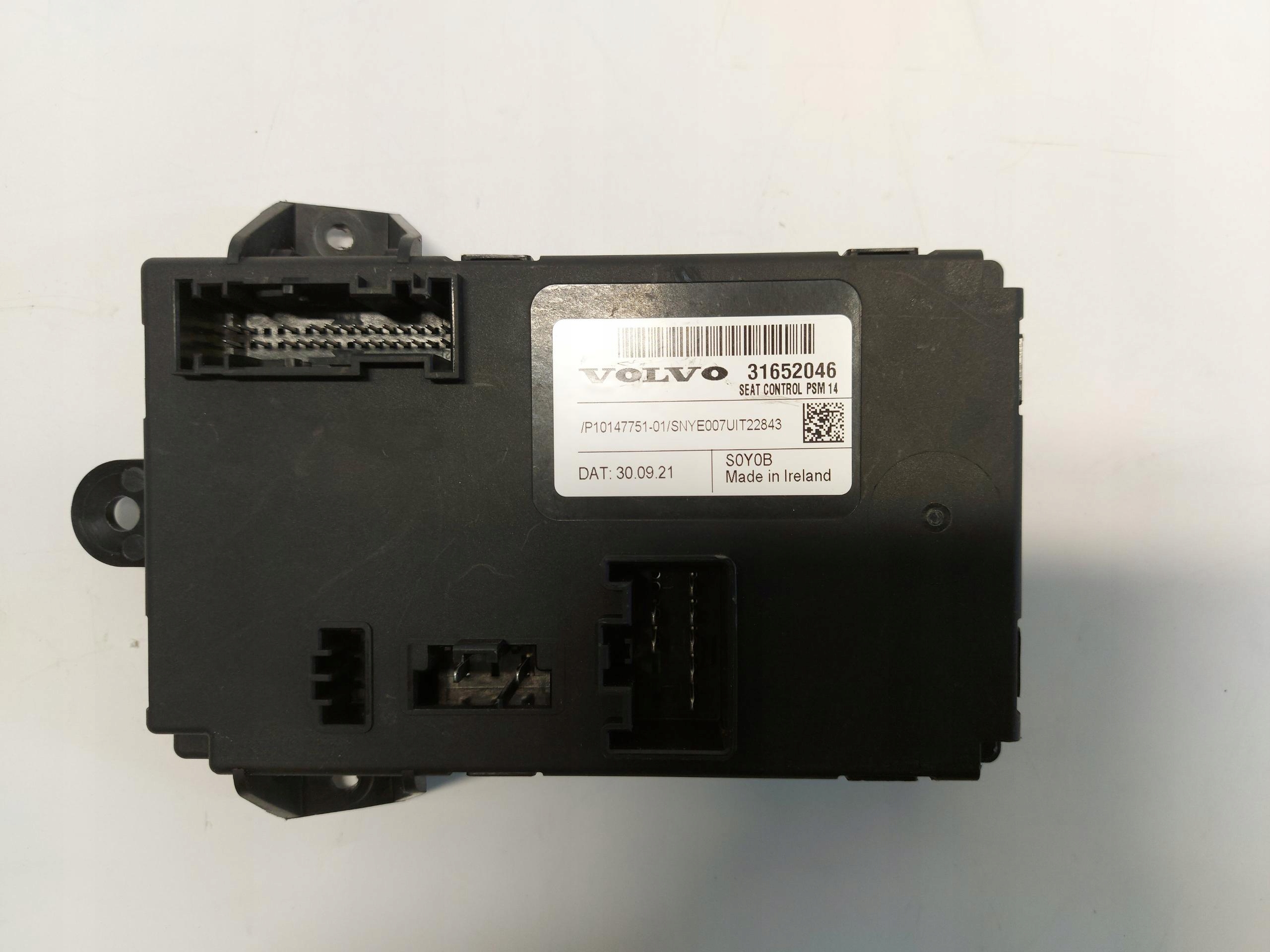 Volvo XC90 II LIFT B5 2021 module control unit seat right front 31652046