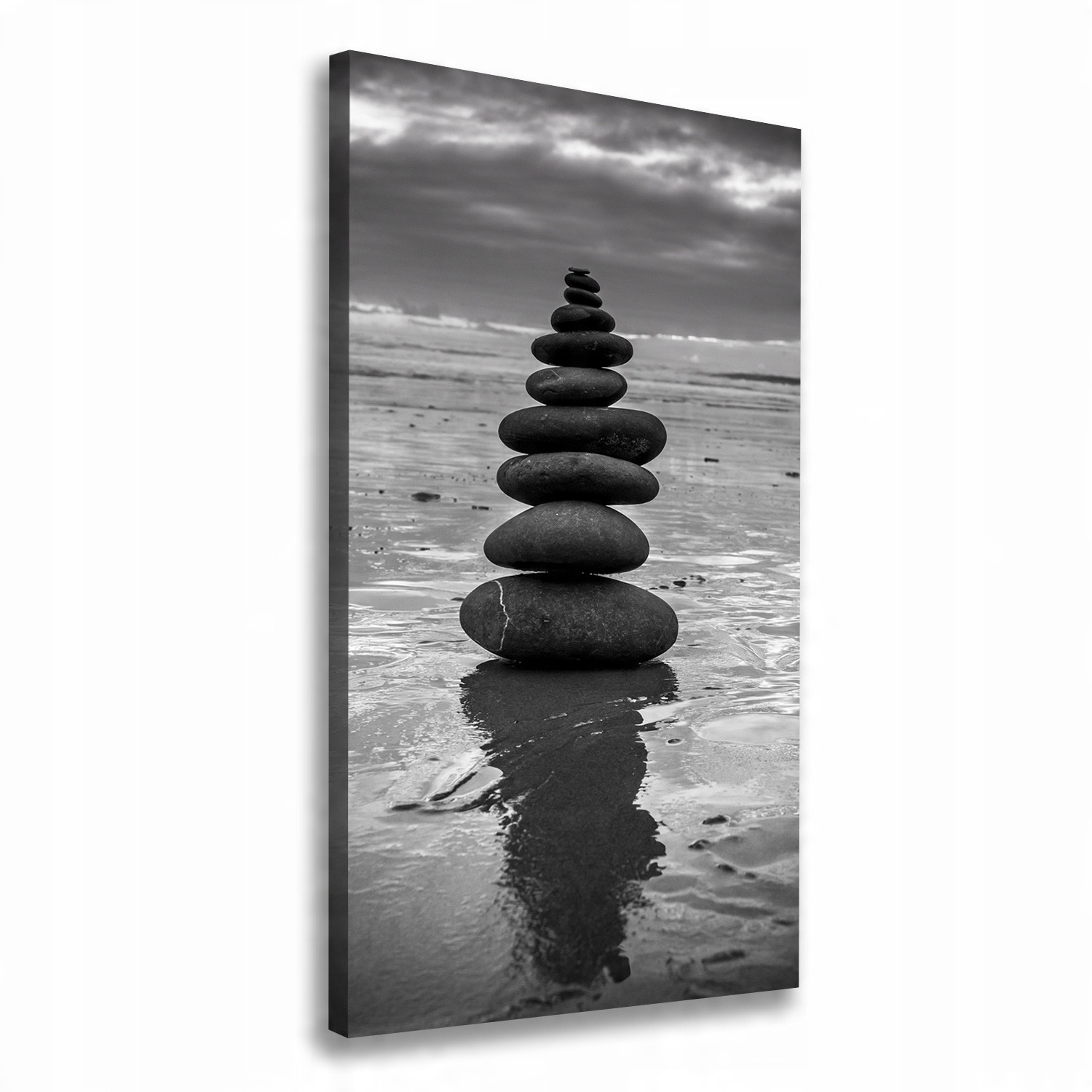 

Foto obraz na płótnie Kamienie na plaży 50x100 cm