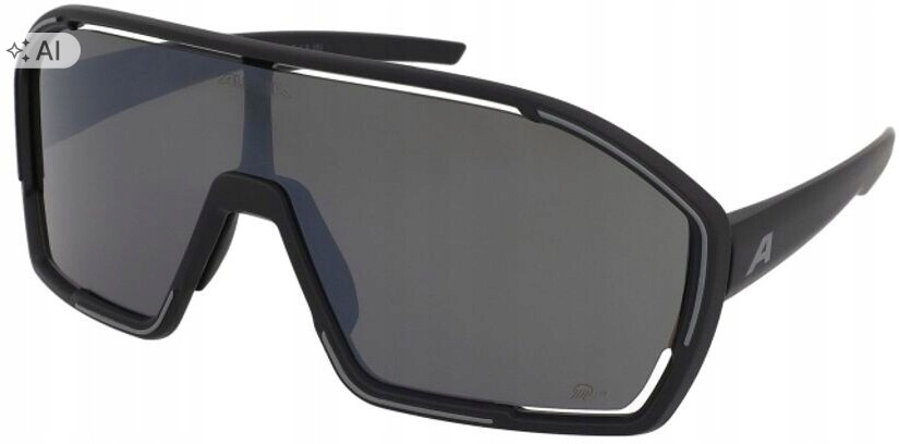 Alpina Okulary Sportowe Rowerowe Czarne 7EA