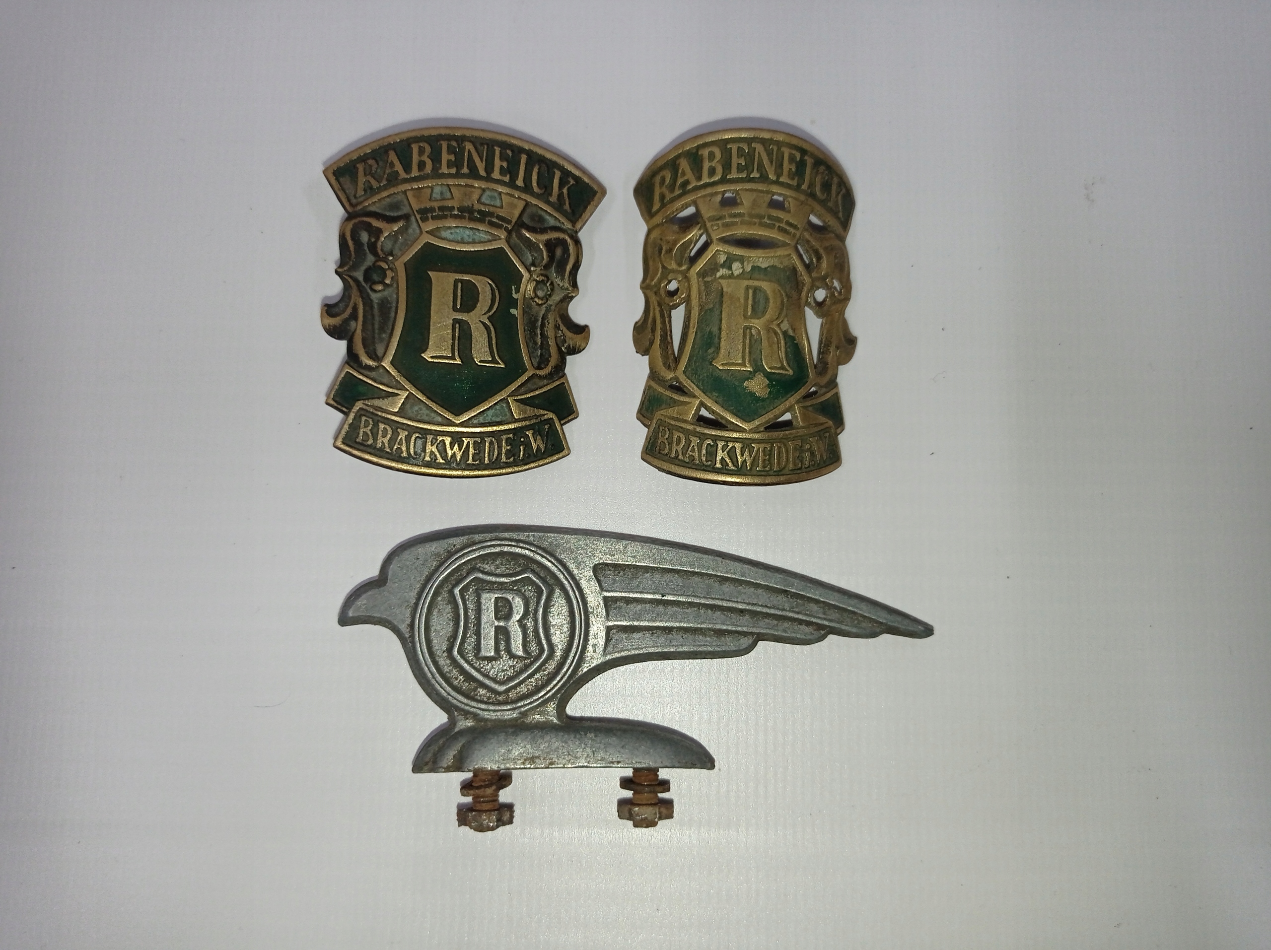 RABENEICK - CZĘŚCI STAREGO ROWERU - EMBLEMATY - ORYGINAŁY Kod producenta XXX