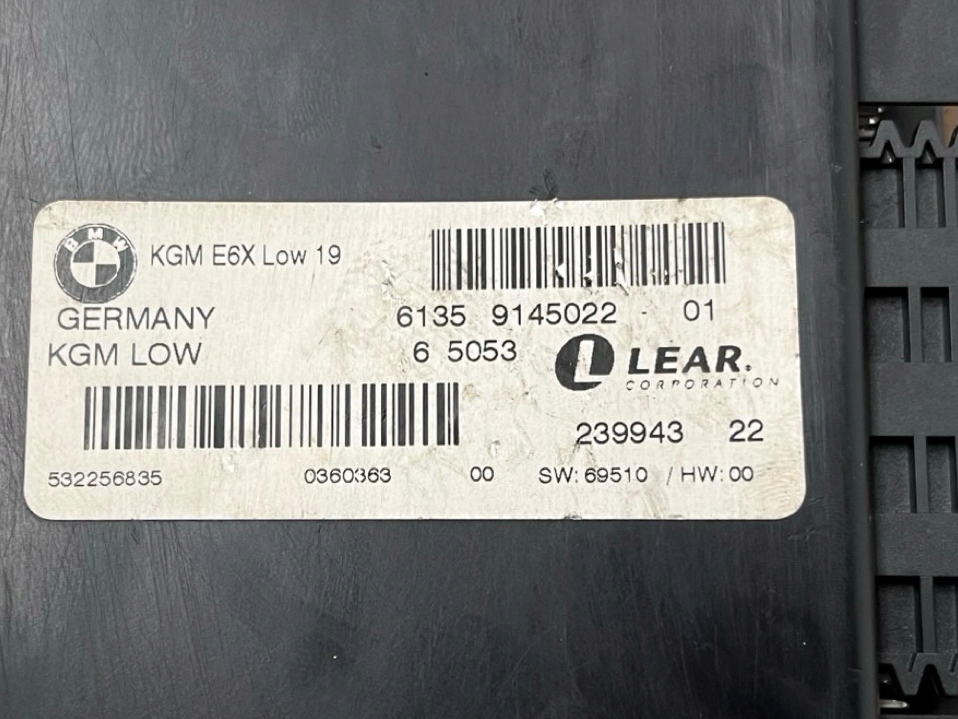 Centralina comfort BMW 5 E60/E61 E60 2006 9145022