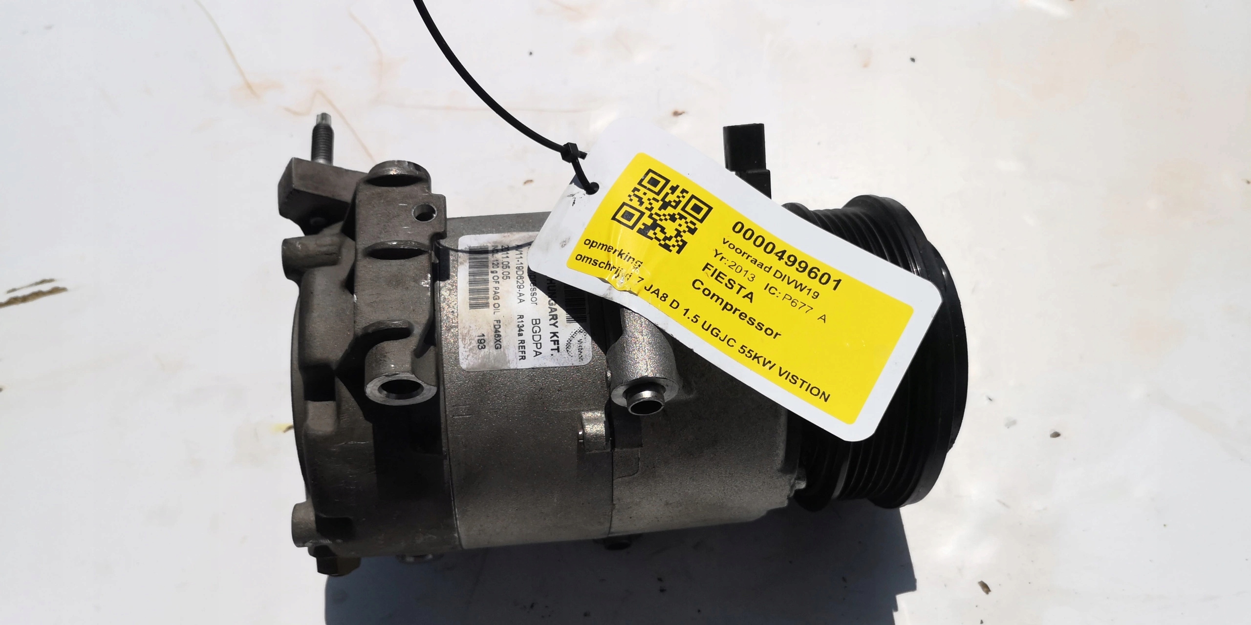 FORD FIESTA MK7 1.5 TDCI AV11-19D629-AA compressor;