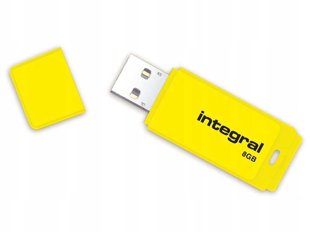 

Pamięć Usb Neon 8GB Usb 2.0-KOLOR Żółty
