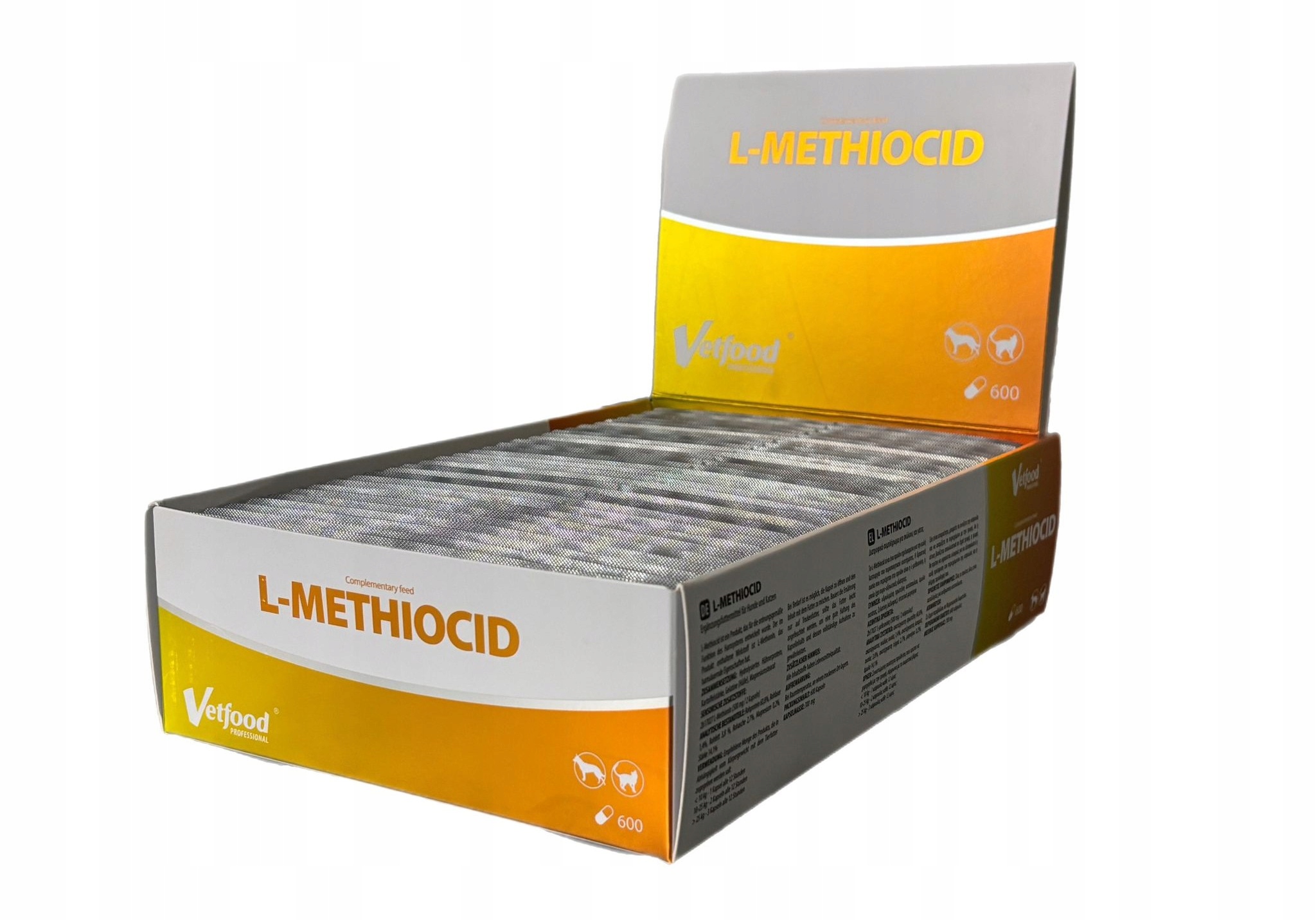 Vetfood L-Methiocid na układ moczowy psa i kota box 600 kapsułek