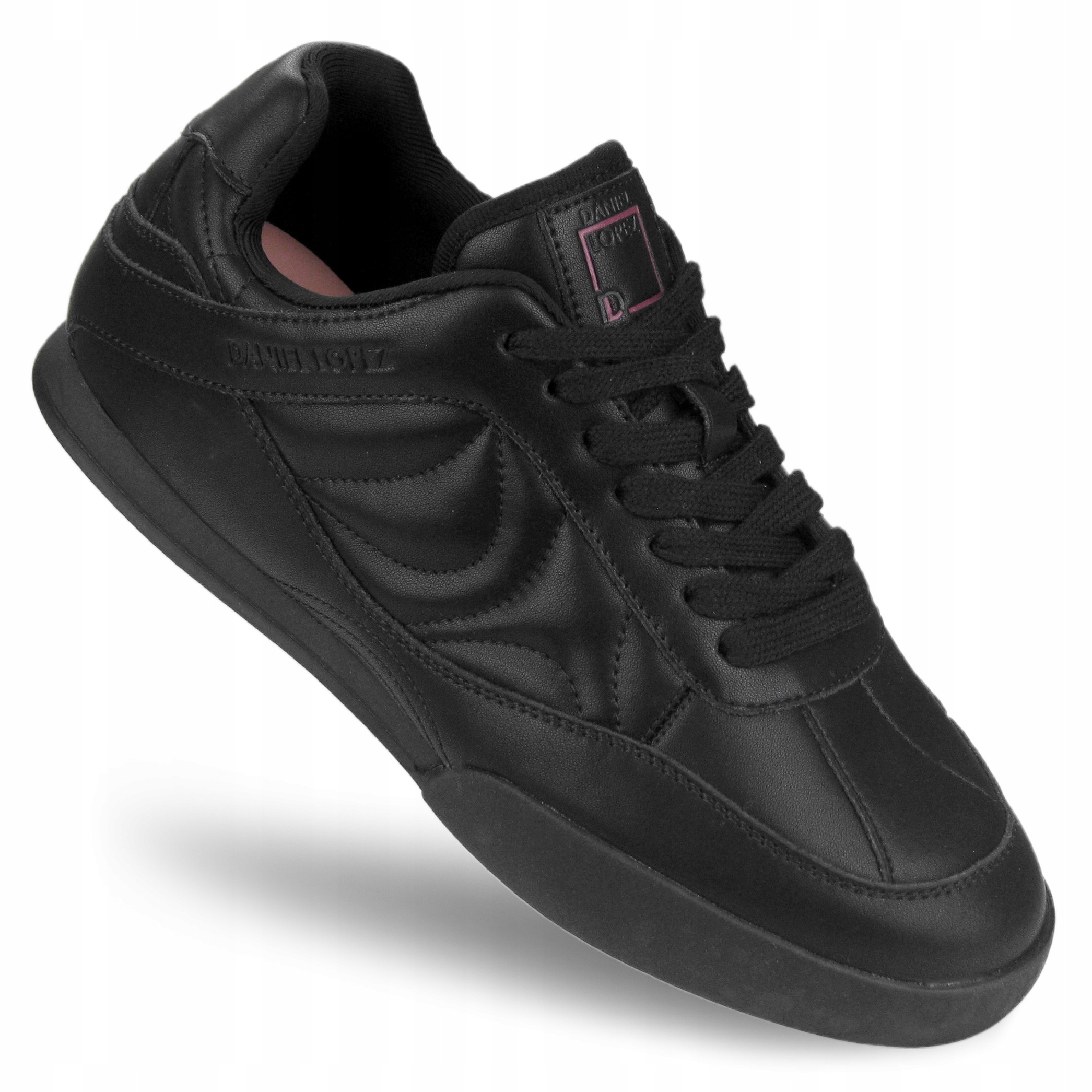 Buty sportowe damskie Daniel Lopez skórzane Sneakersy czarne SS2D4018 39