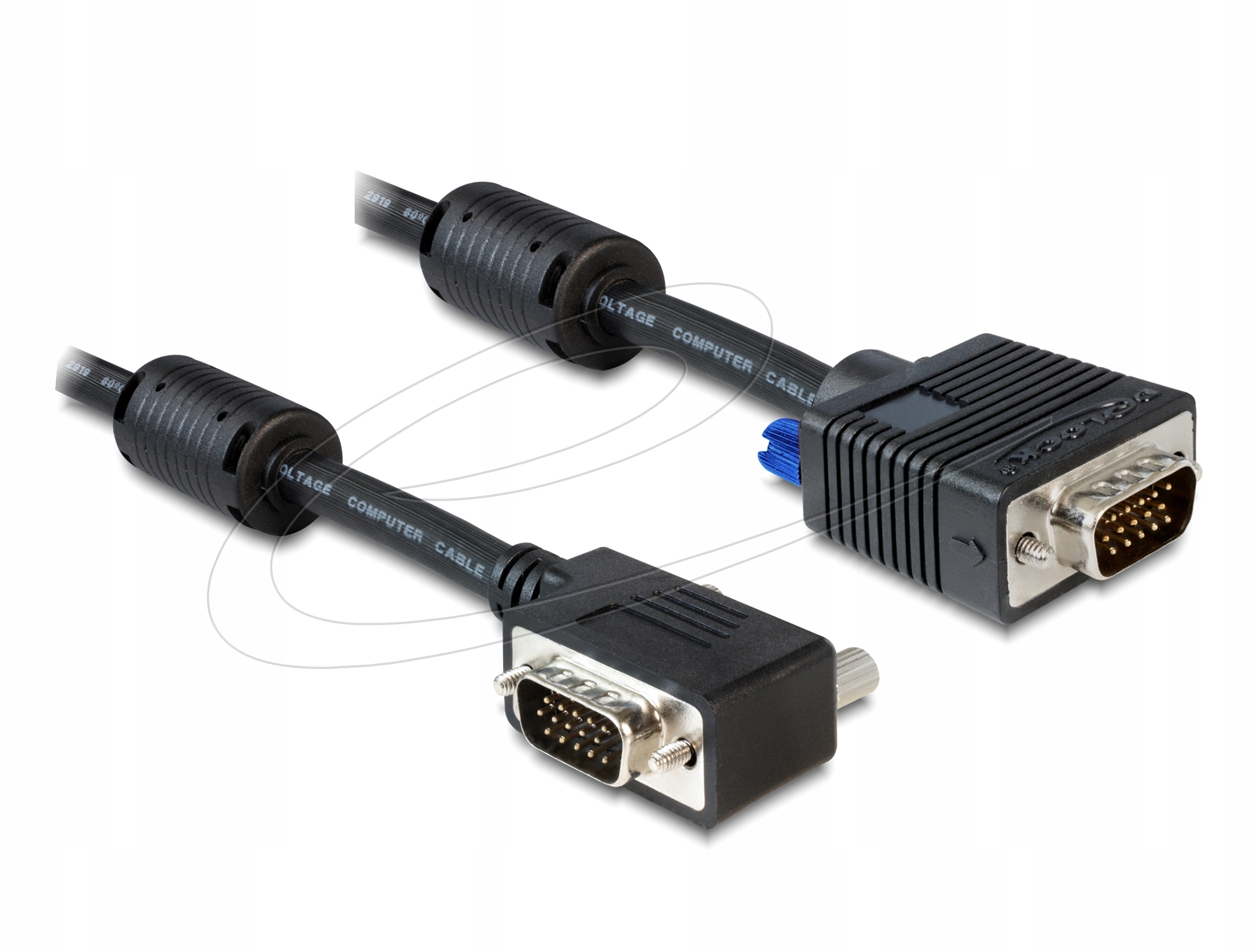 Przewód video Delock 83173 czarny 2 m