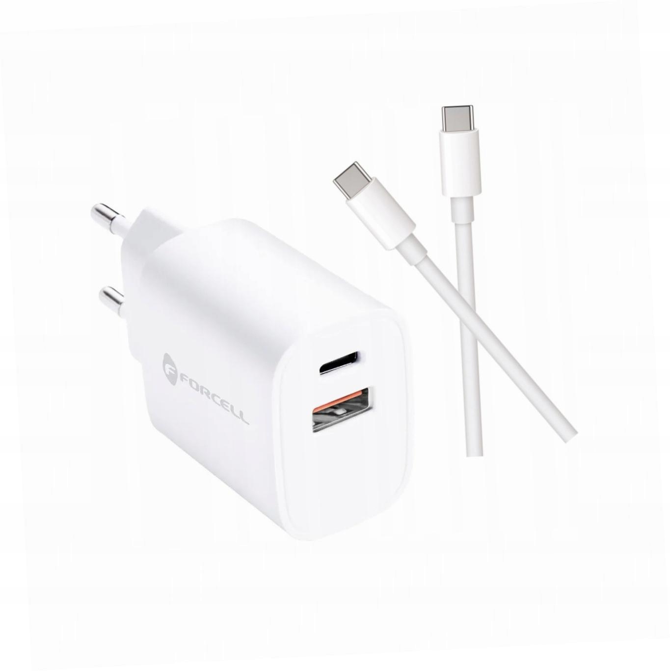 Szybka ładowarka 30W 2 wejścia z kablem Usb-c do Lg Velvet 5G